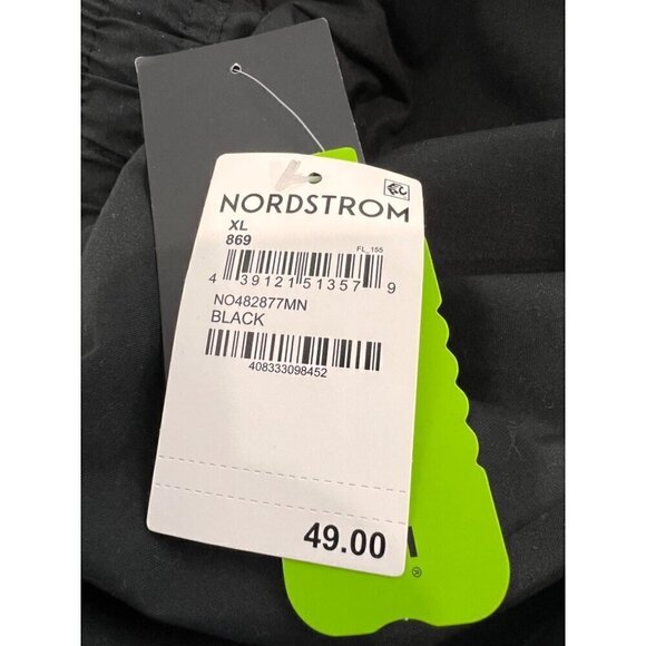 New Nordstrom Size XL 8-Inch Classic Swim Trunks Black - Picture 11 of 13